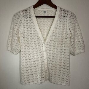 Wilfred Cream Knit Cardigan